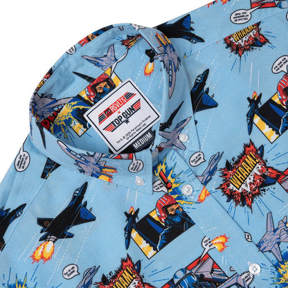 RSVLTS Top Gun Top Gun "Dog Fight"_ KUNUFLEX Short Sleeve Shirt Top Gun "Dog Fight"_ KUNUFLEX Short Sleeve Shirt