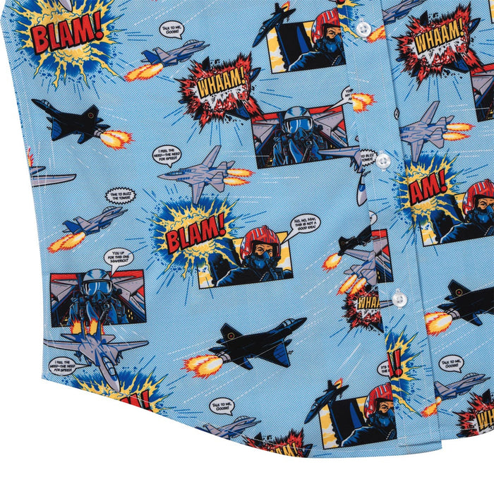 RSVLTS Top Gun Top Gun "Dog Fight"_ KUNUFLEX Short Sleeve Shirt Top Gun "Dog Fight"_ KUNUFLEX Short Sleeve Shirt