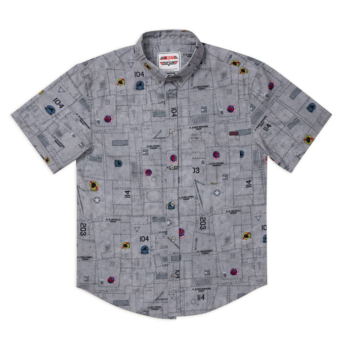 RSVLTS Top Gun Top Gun "Tomacat Fuselage" _ KUNUFLEX Short Sleeve Shirt Top Gun "Tomacat Fuselage" _ KUNUFLEX Short Sleeve Shirt