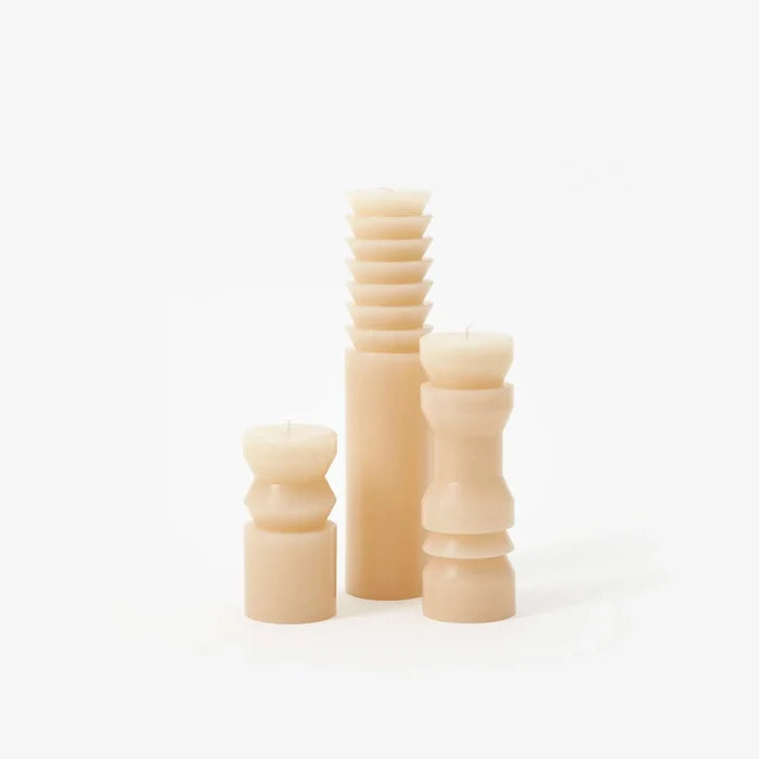 TOTEM CANDLE MEDIUM SAND