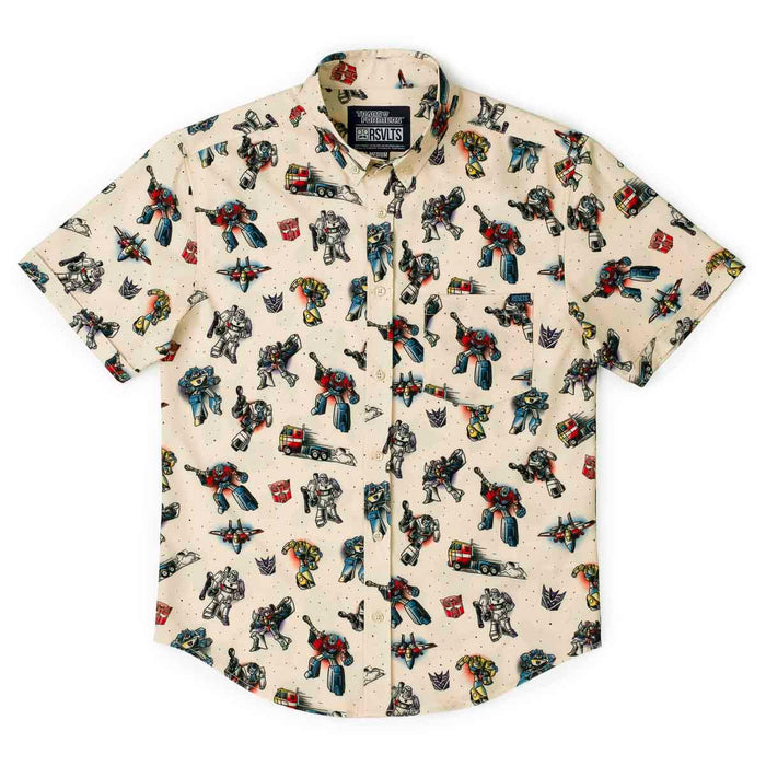 RSVLTS Transformers Short Sleeve Shirt Transformers "Robots Ink Disguise" – KUNUFLEX Short Sleeve Shirt