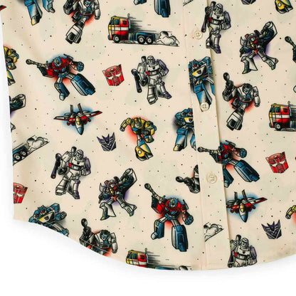 RSVLTS Transformers Short Sleeve Shirt Transformers "Robots Ink Disguise" – KUNUFLEX Short Sleeve Shirt