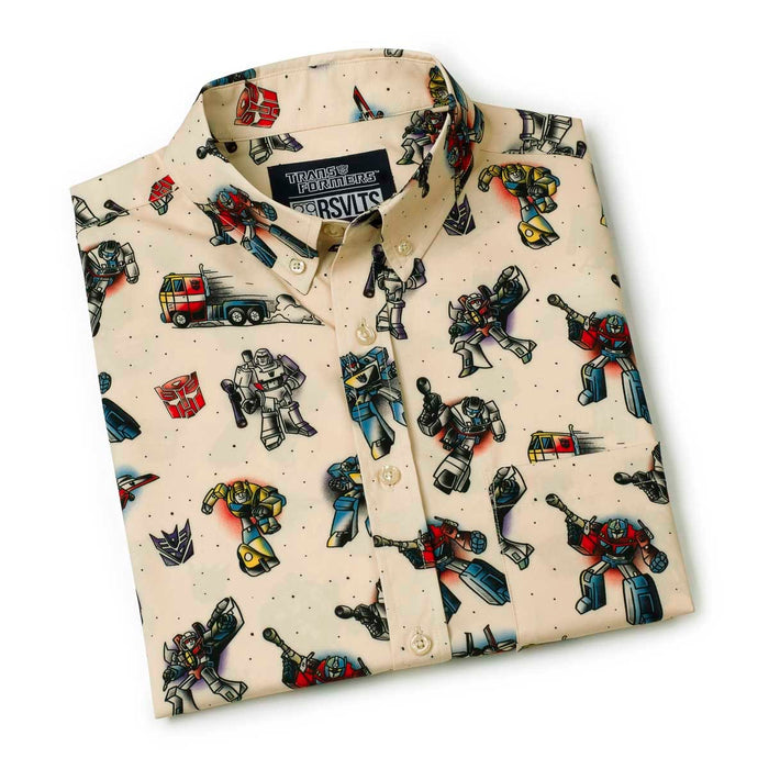 RSVLTS Transformers Short Sleeve Shirt Transformers "Robots Ink Disguise" – KUNUFLEX Short Sleeve Shirt