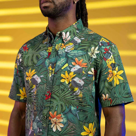 RSVLTS Transformers Short Sleeve Shirt Transformers "Trop & 'Lock" – KUNUFLEX Short Sleeve Shirt