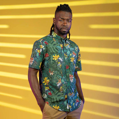 RSVLTS Transformers Short Sleeve Shirt Transformers "Trop & 'Lock" – KUNUFLEX Short Sleeve Shirt