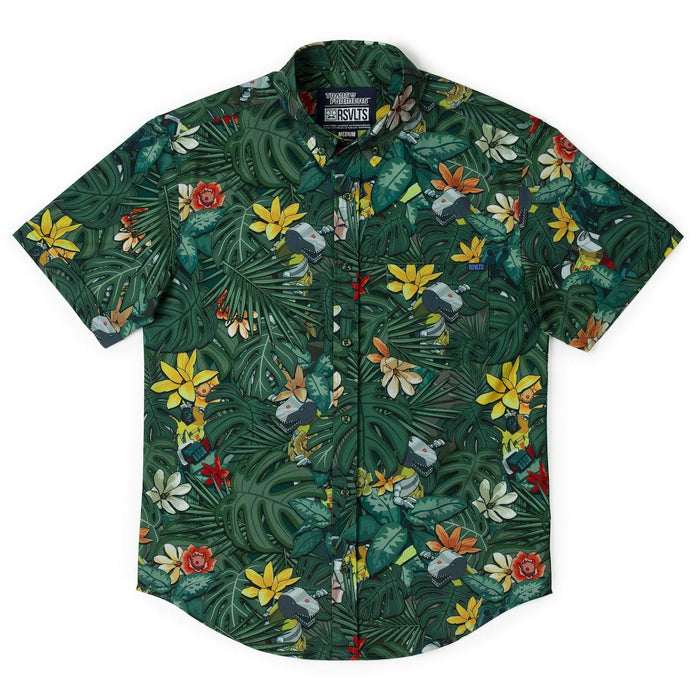 RSVLTS Transformers Short Sleeve Shirt Transformers "Trop & 'Lock" – KUNUFLEX Short Sleeve Shirt