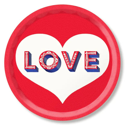 TRAY Ø 39CM LOVE/MULTI - ASTA