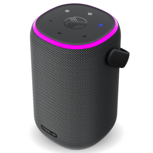TREBLAB HD-Energy Pro Portable Outdoor Bluetooth Speaker, 18H Playtime IPX6 | 40W speaker with power bank charging, dual drivers, bass radiator & RGB light, handle for camping, beach, backyard use