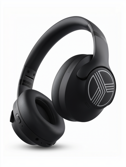 TREBLAB Z2 Wireless Over Ear Headphones Bluetooth, Hybrid ANC, 58H | IPX4 Sweatproof, Foldable with Case, Multipoint BT 5.3, Gaming Mode 65ms, 40mm Driver, 2-3H Charge Time