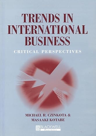 Trends In International Business: Critical Perspectives