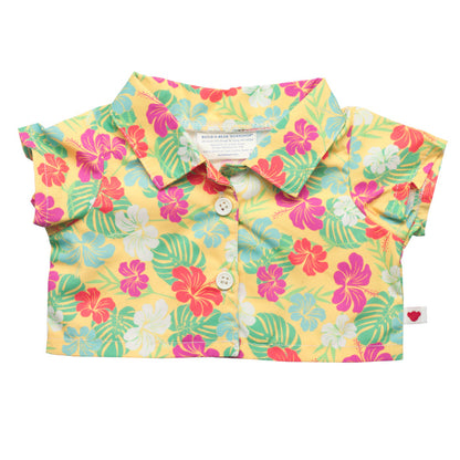 Tropical Flower Print Shirt