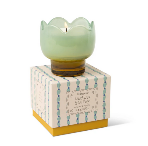 TULIP GLASS W/ PRINTED BOX - WISTERIA & WILLOW