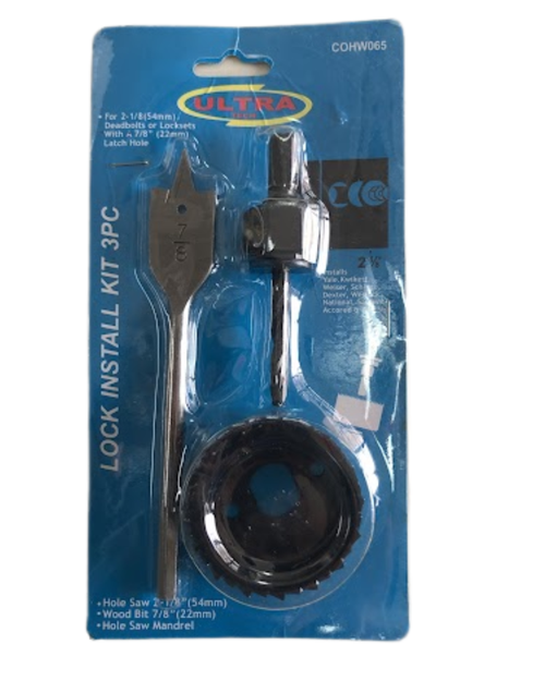 Ultra Lock Installation Kit 3 Pc - COHW065 MEGA