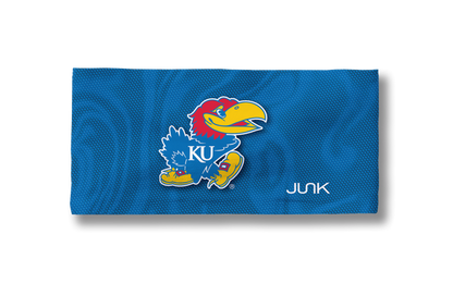 University of Kansas: Jersey Logo Blue Big Bang Lite Headband - View 3