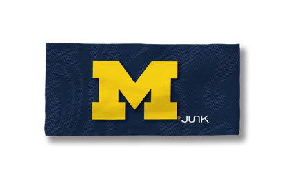 University of Michigan: Jersey Logo Blue Big Bang Lite Headband - View 3