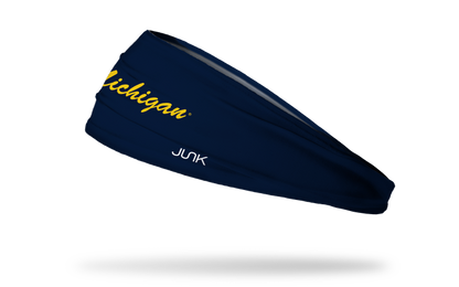 University of Michigan: Script Big Bang Lite Headband - View 1