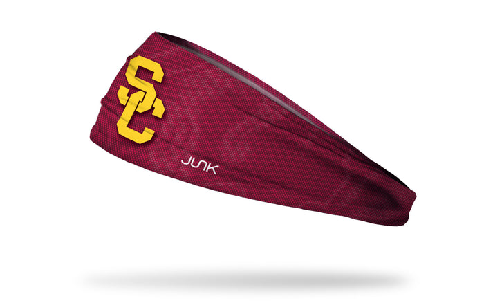 University of Southern California: Jersey Logo Maroon Big Bang Lite Headband - View 1