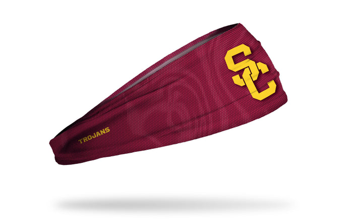 University of Southern California: Jersey Logo Maroon Big Bang Lite Headband - View 2