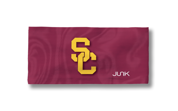 University of Southern California: Jersey Logo Maroon Big Bang Lite Headband - View 3