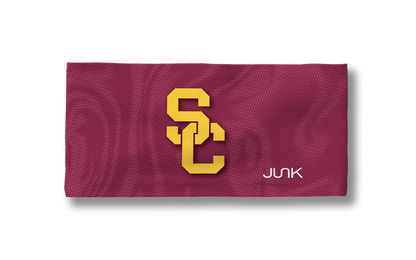 University of Southern California: Jersey Logo Maroon Big Bang Lite Headband - View 3