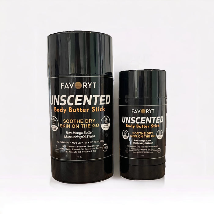 Unscented Body Butter Skin Balm Stick - FAVORYT BRAND