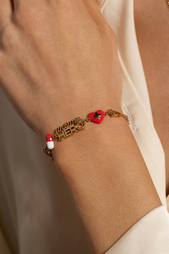 'Unsung Hero' Healthcare Linear Bracelet