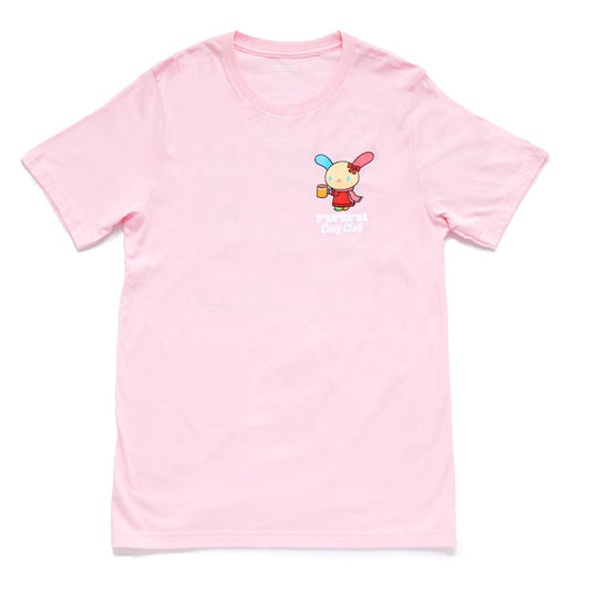 U*SA*HA*NA Adult Cozy Club Tee (Pink) Apparel Mad Engine Global LLC