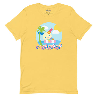 U*SA*HA*NA Beach Day Tee Apparel Printful Yellow S