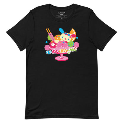 U*SA*HA*NA Fruit Sundae Tee Apparel Printful Black XS