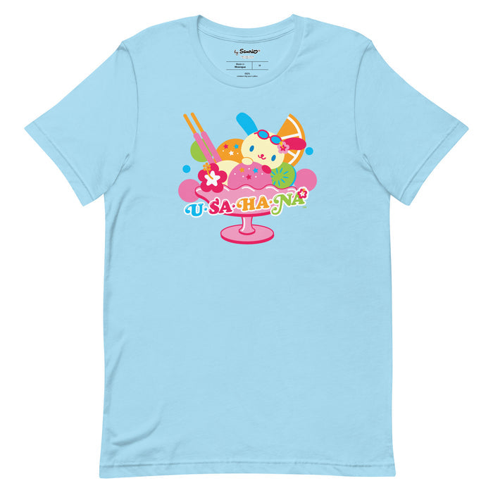 U*SA*HA*NA Fruit Sundae Tee Apparel Printful Ocean Blue S