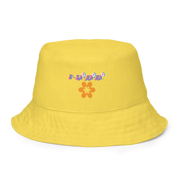 U*SA*HA*NA Pool Party Reversible Bucket Hat Accessory Printful S/M