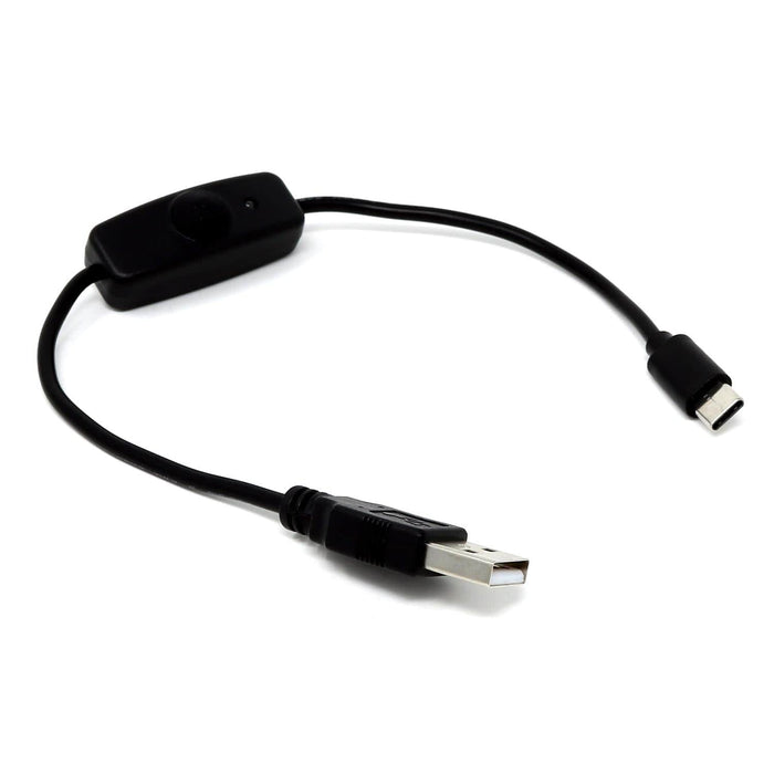 USB-A to USB-C Cable with On/Off Switch by The Pi Hut - The Pi Hut