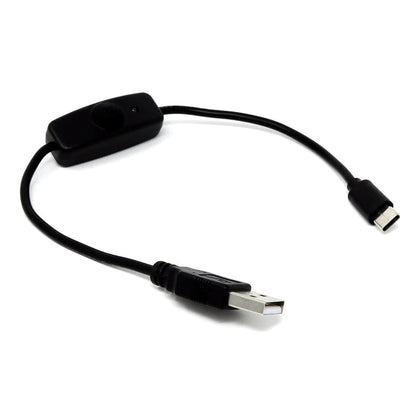 USB-A to USB-C Cable with On/Off Switch by The Pi Hut - The Pi Hut