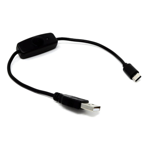 USB-A to USB-C Cable with On/Off Switch by The Pi Hut - The Pi Hut