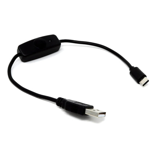 USB-A to USB-C Cable with On/Off Switch by The Pi Hut - The Pi Hut