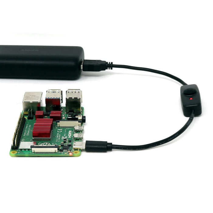 USB-A to USB-C Cable with On/Off Switch by The Pi Hut - The Pi Hut