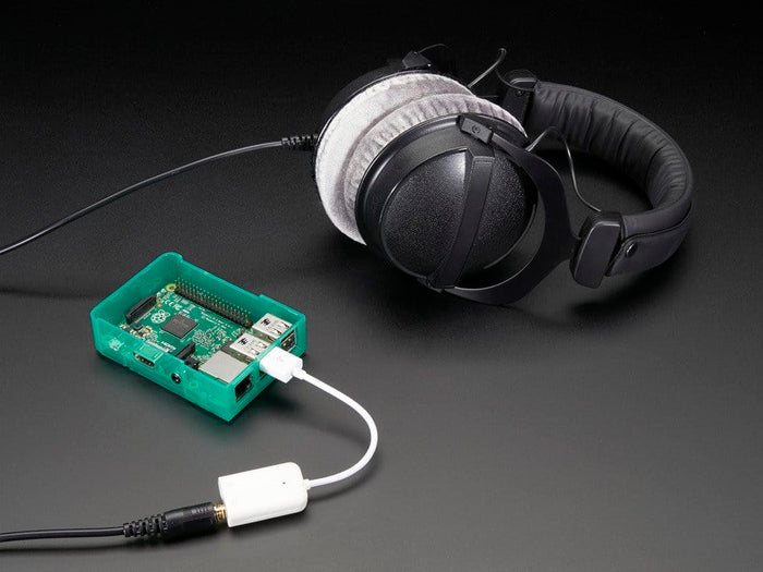 USB Audio Adapter - Works with Raspberry Pi by The Pi Hut - The Pi Hut
