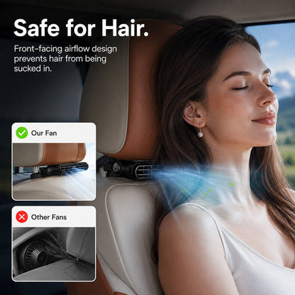 USB Car Headrest Cooling Fan