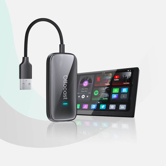 (Use code to save 20% OFF: L15) Play2Video Ultra Wireless CarPlay/Android Auto All-in-1 Adapter