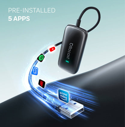 (Use code to save 20% OFF: L15) Play2Video Ultra Wireless CarPlay/Android Auto All-in-1 Adapter