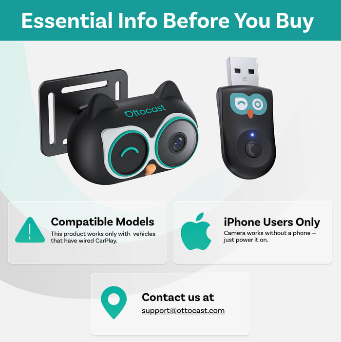 (Use code to save 20% OFF: L20) Cabin Care Wireless CarPlay Adapter