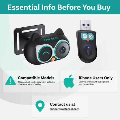 (Use code to save 20% OFF: L20) Cabin Care Wireless CarPlay Adapter