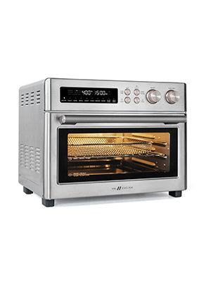VAL CUCINA 10-IN-1 AIR FRYER TOASTER OVEN -  Brushed Stainless Steel (Refurbished)
