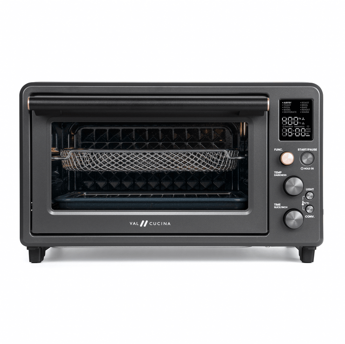VAL CUCINA 10-in-1 Clean Air Fryer Toaster Oven Combo