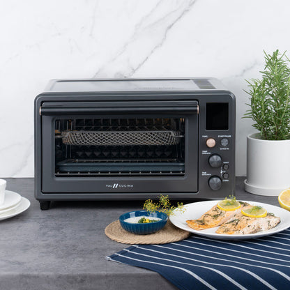 VAL CUCINA 10-in-1 Clean Air Fryer Toaster Oven Combo