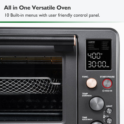 VAL CUCINA 10-in-1 Clean Air Fryer Toaster Oven Combo