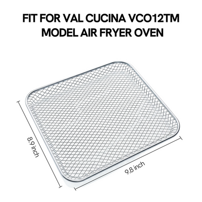 VAL CUCINA Air Fryer Basket Replacement Parts Compatible with VCO12TM Air Fryer Toaster Oven (Air Fry Basket)
