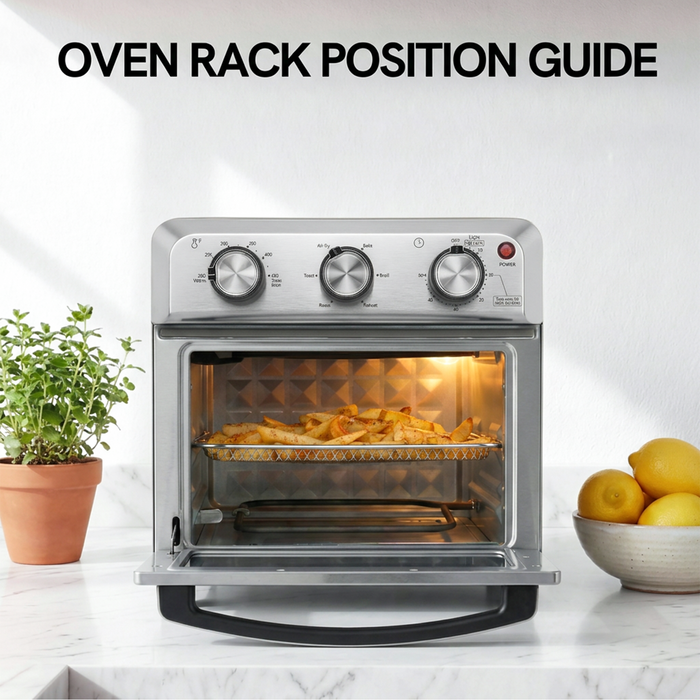 VAL CUCINA Air Fryer Basket Replacement Parts Compatible with VCO12TM Air Fryer Toaster Oven (Air Fry Basket)