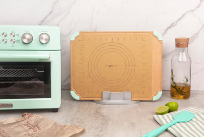 VAL CUCINA-Air Fryer Toaster Oven & Cutting Pastry Board - Hot Pink
