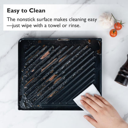 Val Cucina-Reversible Grill & Griddle Plate
